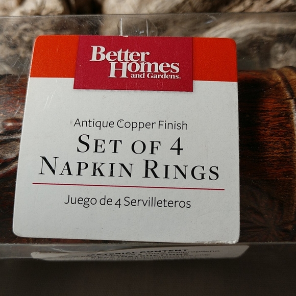 Better Homes & Garden Leather-Look Napkin Rings - Picture 5 of 6